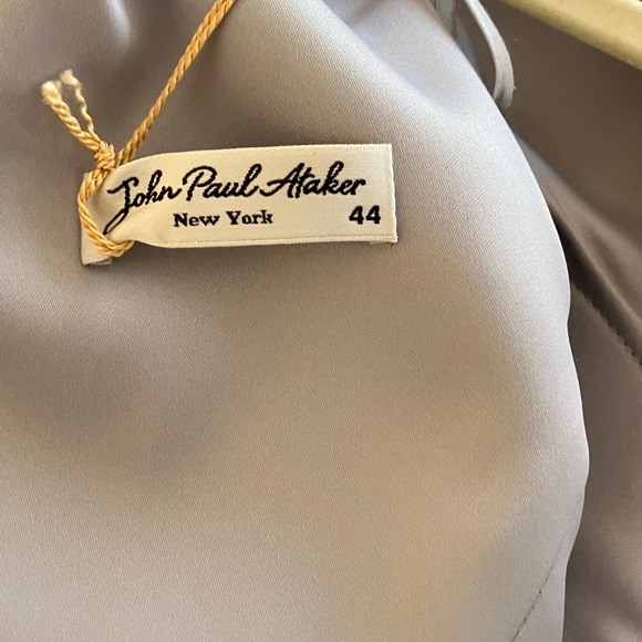 Glamorous One-Shoulder Dress in Silver - Picture 6 of 7